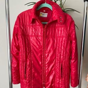 VINTAGE red PORT-O-SPORT jacket